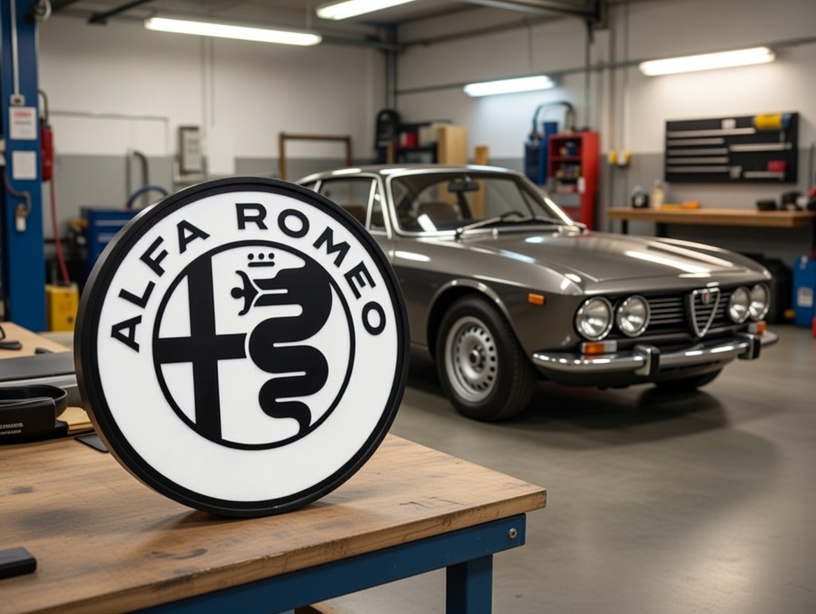 Alfa Romeo preto e branco V2 — imagem 9